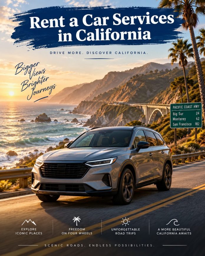 Rent a Car Services in California